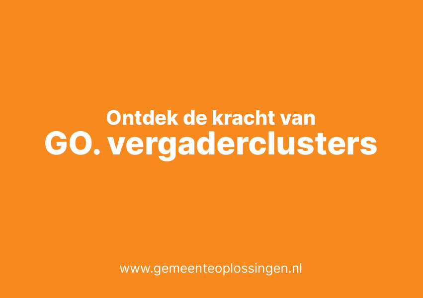 GO. vergaderclusters